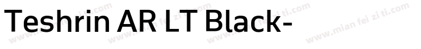 Teshrin AR LT Black字体转换